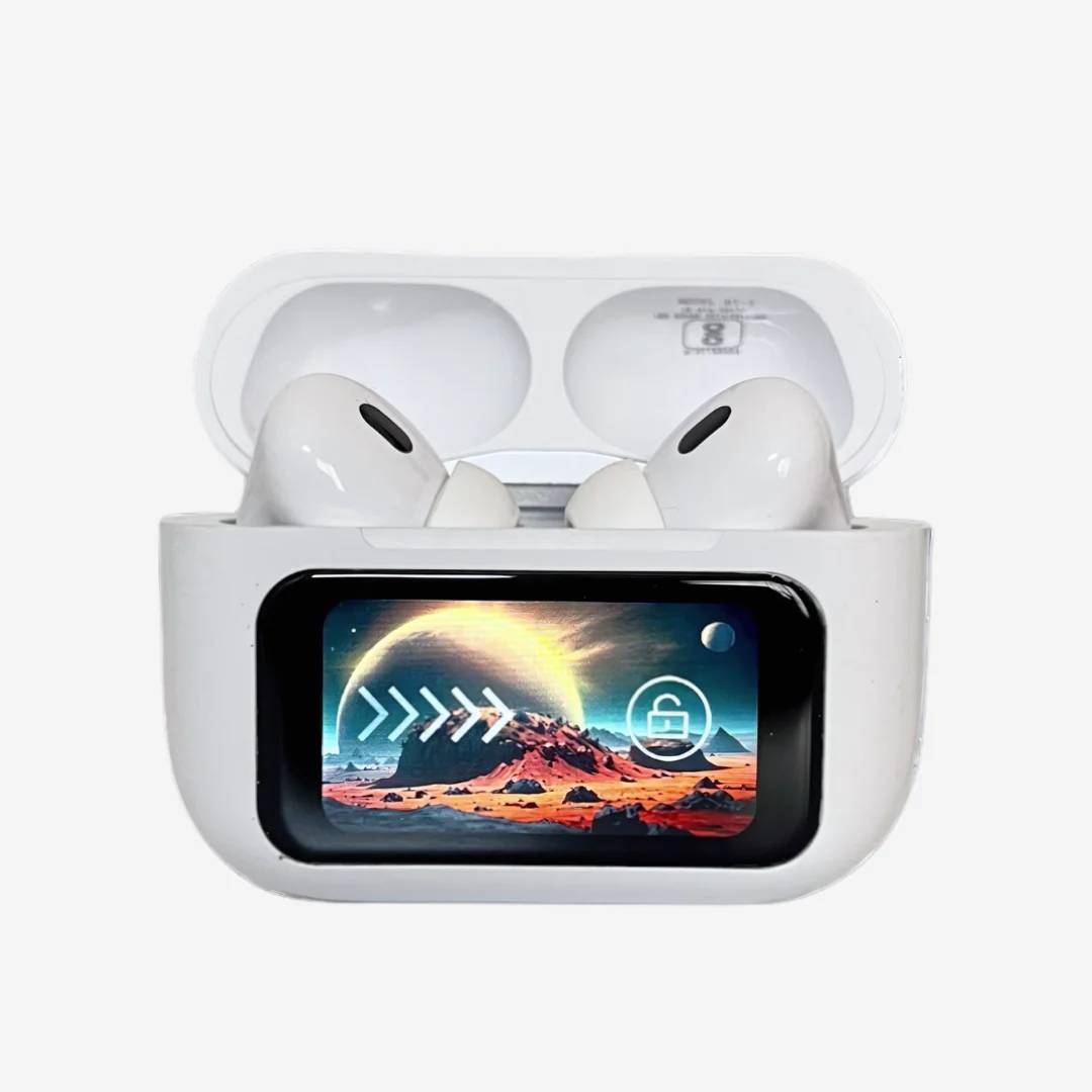 Airpods Pro 2nd Generation, ENC/HIFI with Display Touch Screen Wireless Earbuds